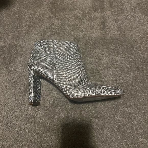 Steve Madden Rhinestone Sparkle Booties - Picture 5 of 8